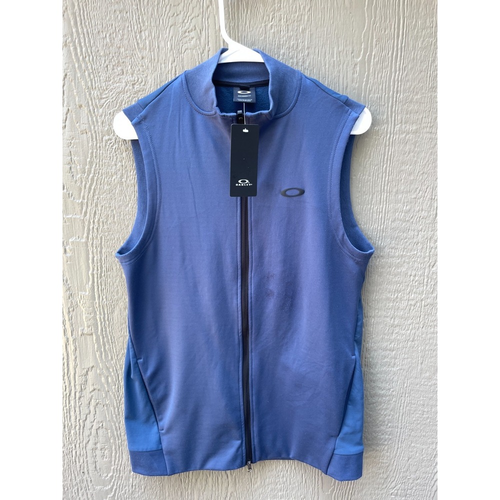 Oakley Vest Men's Small  Stretch Performance Blue Sleeveless New with a‎ Flaw!